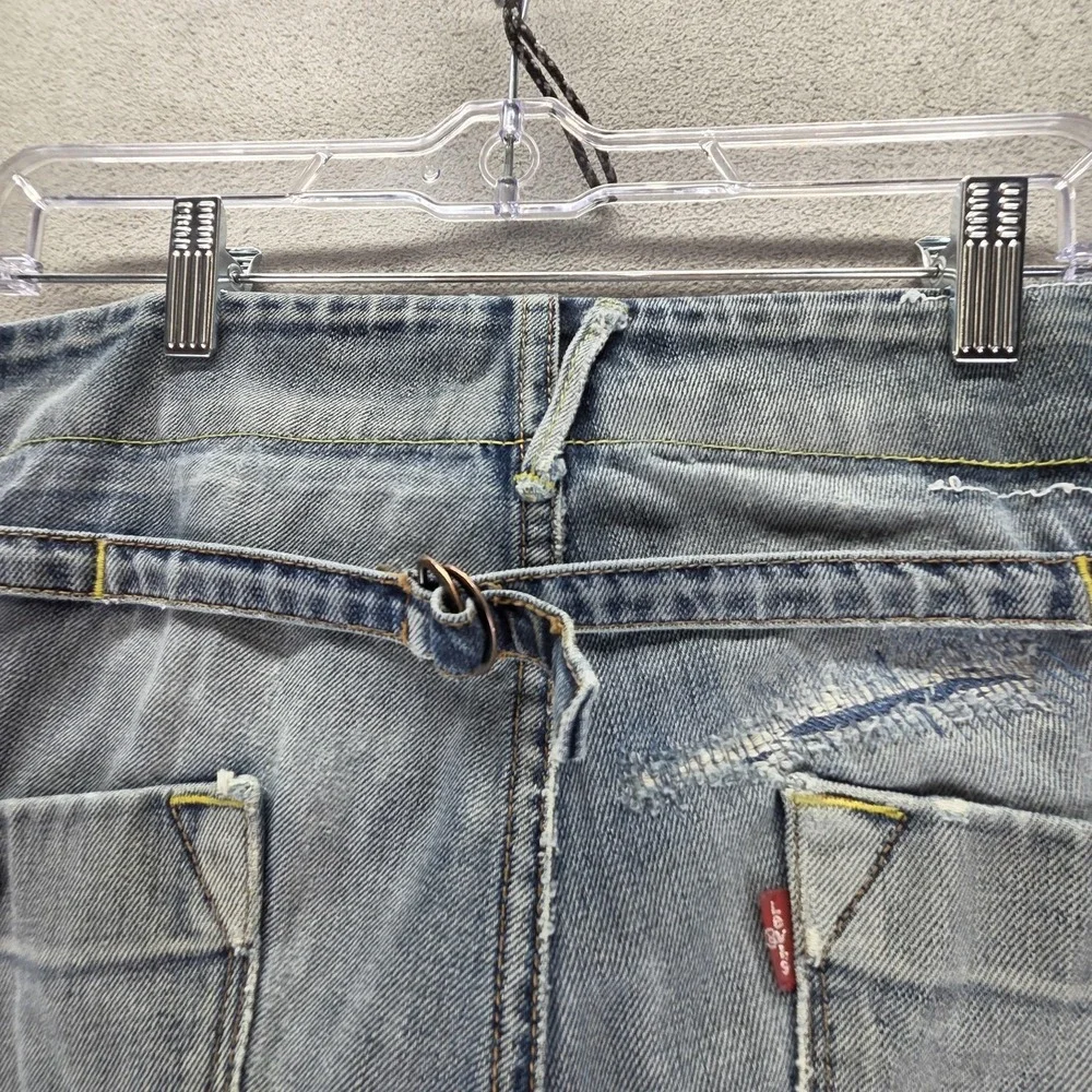 Vintage Levis Engineered Jeans Mens Blue Buckle Back Honeycomb Fits 32x31